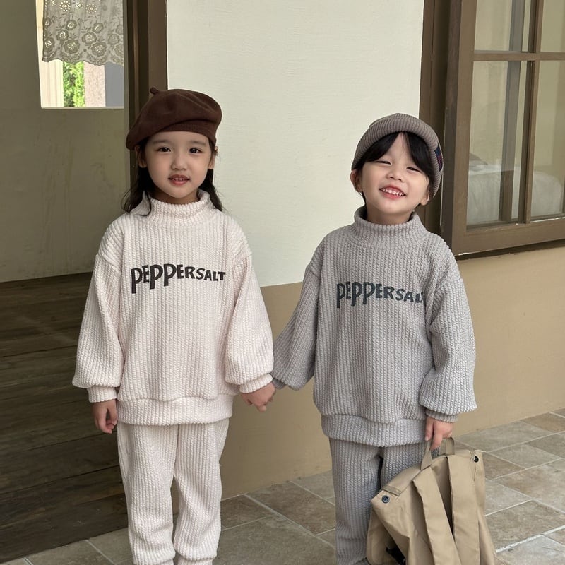 【BABY&KID】秋新作 カジュアル英字柄セーター