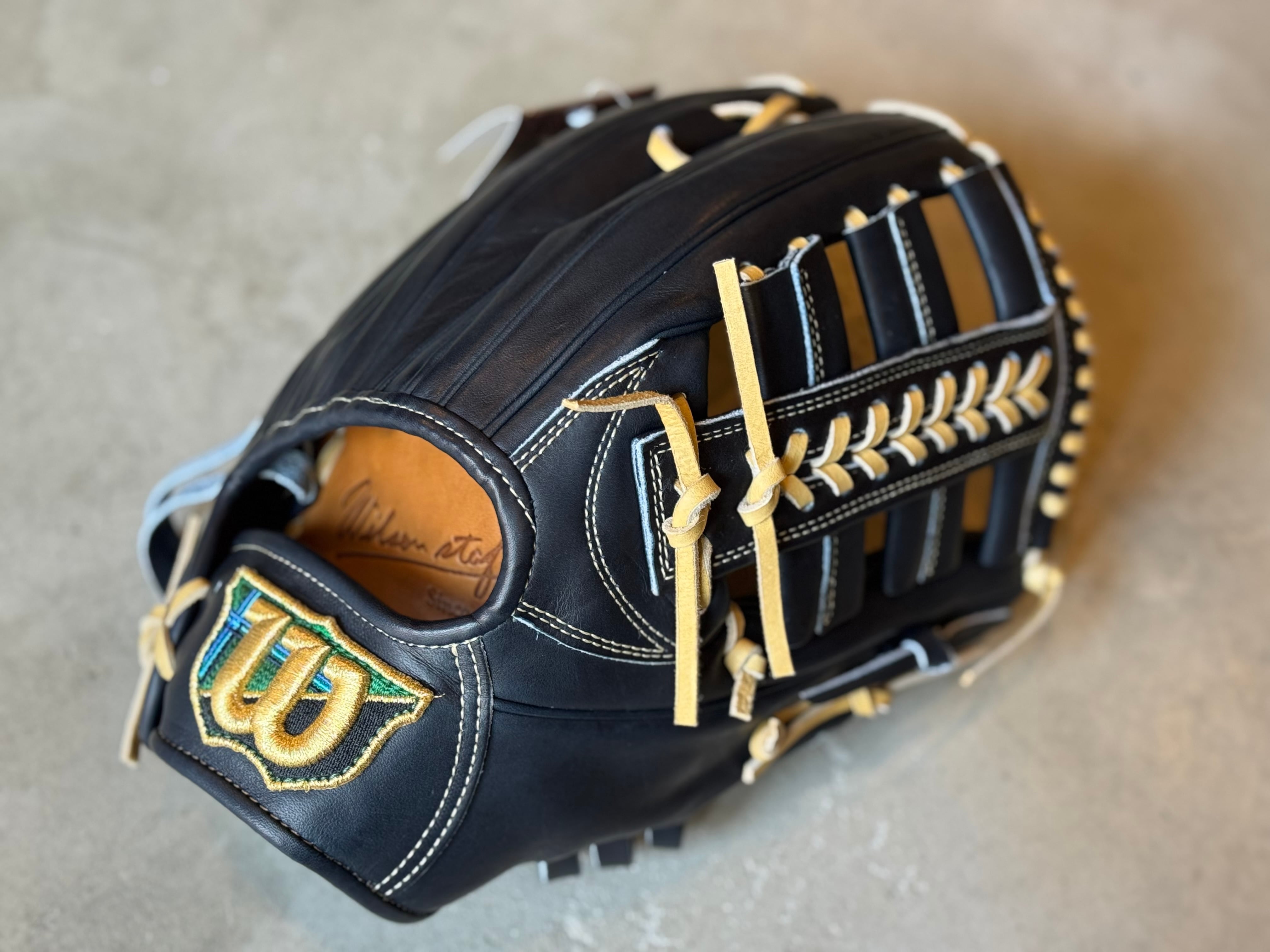 硬式 オーダー外野手用ゴリラスポーツ NEWモデル【ごりら印の野球道具】硬式用グローブ 外野手用BKN