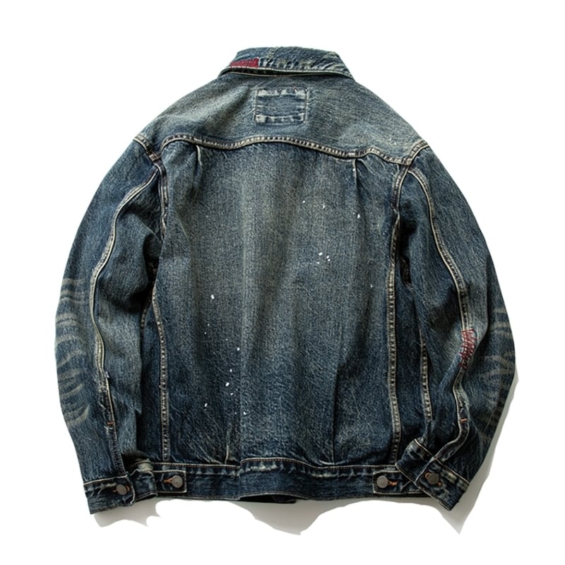 vintage style denim jacket M0457 | PAY ID