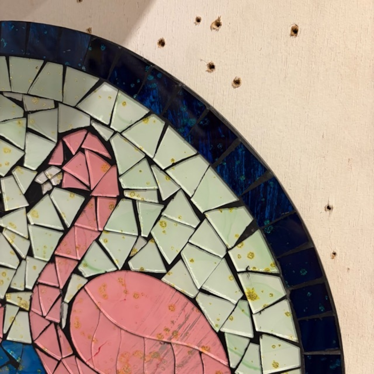 Mosaic Hanging FLAMINGO モザイクハンギング フラミンゴ 雑貨 オブジェ ディスプレイ ガラス