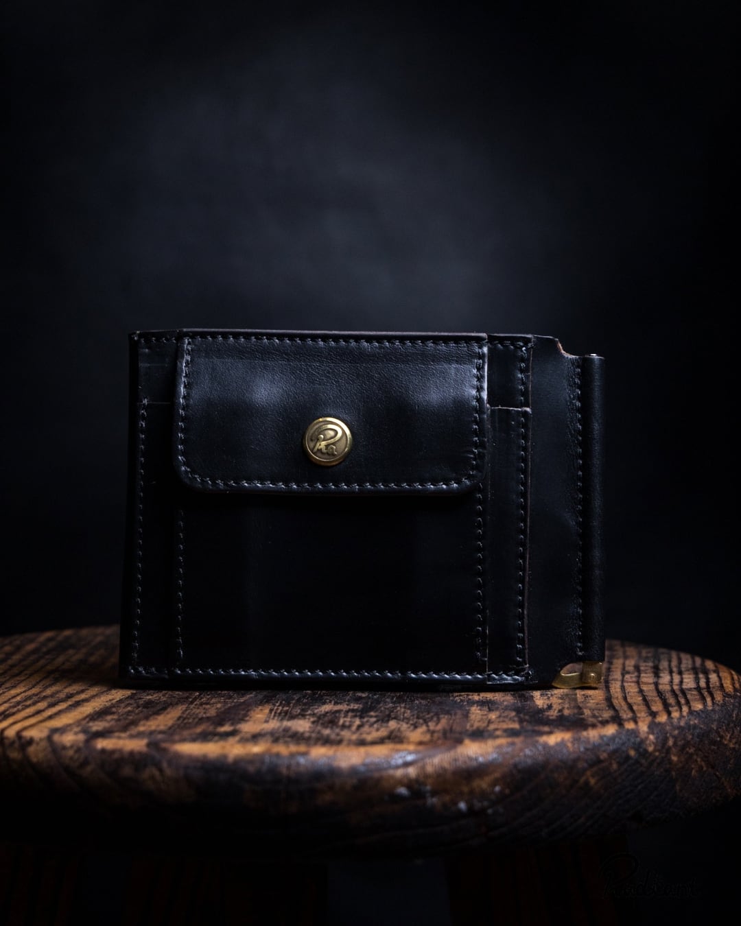 money clip / RW-09 クロムエクセル キャメルワッペン 【数量限定