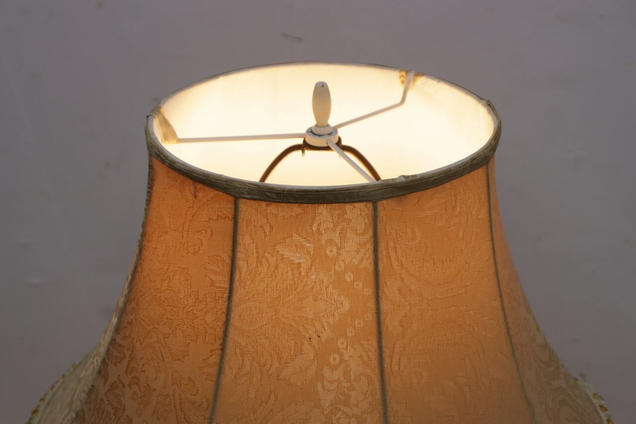 ヴィンテージ クラシカル 陶器 テーブルスタンド ライト ランプ 照明