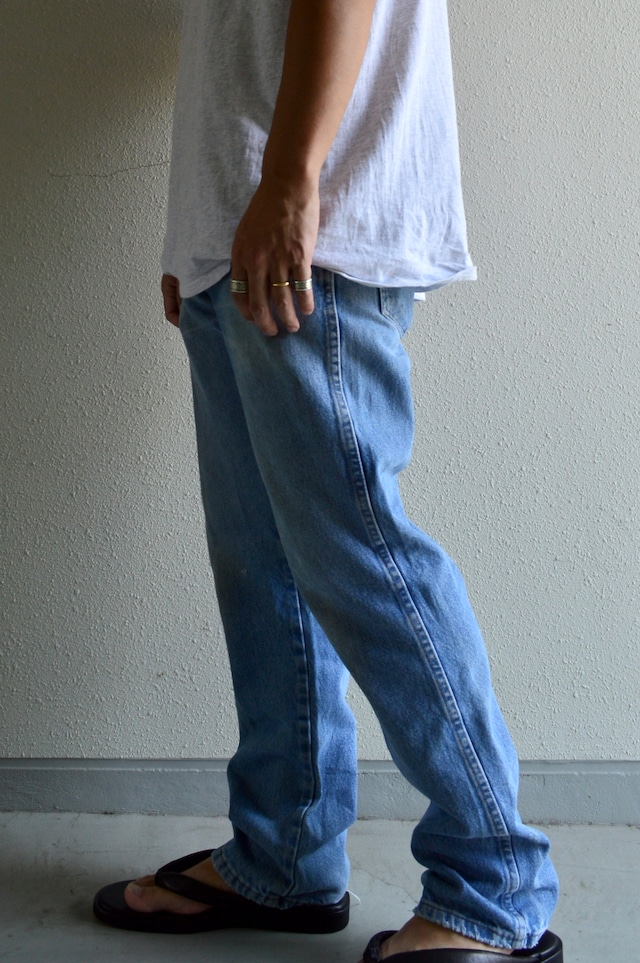 RUSTLER by Wrangler 1990's E7621SW Made in Mexico Straight Fit Denim W32 ラスラー デニム 90s