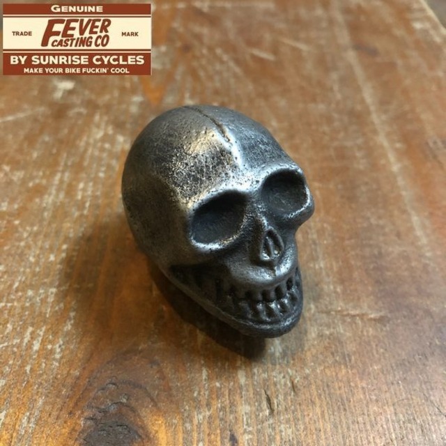 SUNRISE CYCLE (FEVER CASTING) "VINTAGE SKULL SHIFT KNOB" アルミ製 シフトノブ