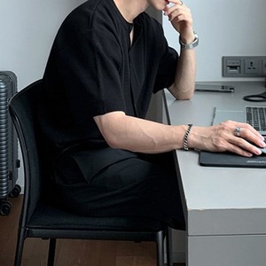 半袖ニットカーディガンTシャツ　MT0080235