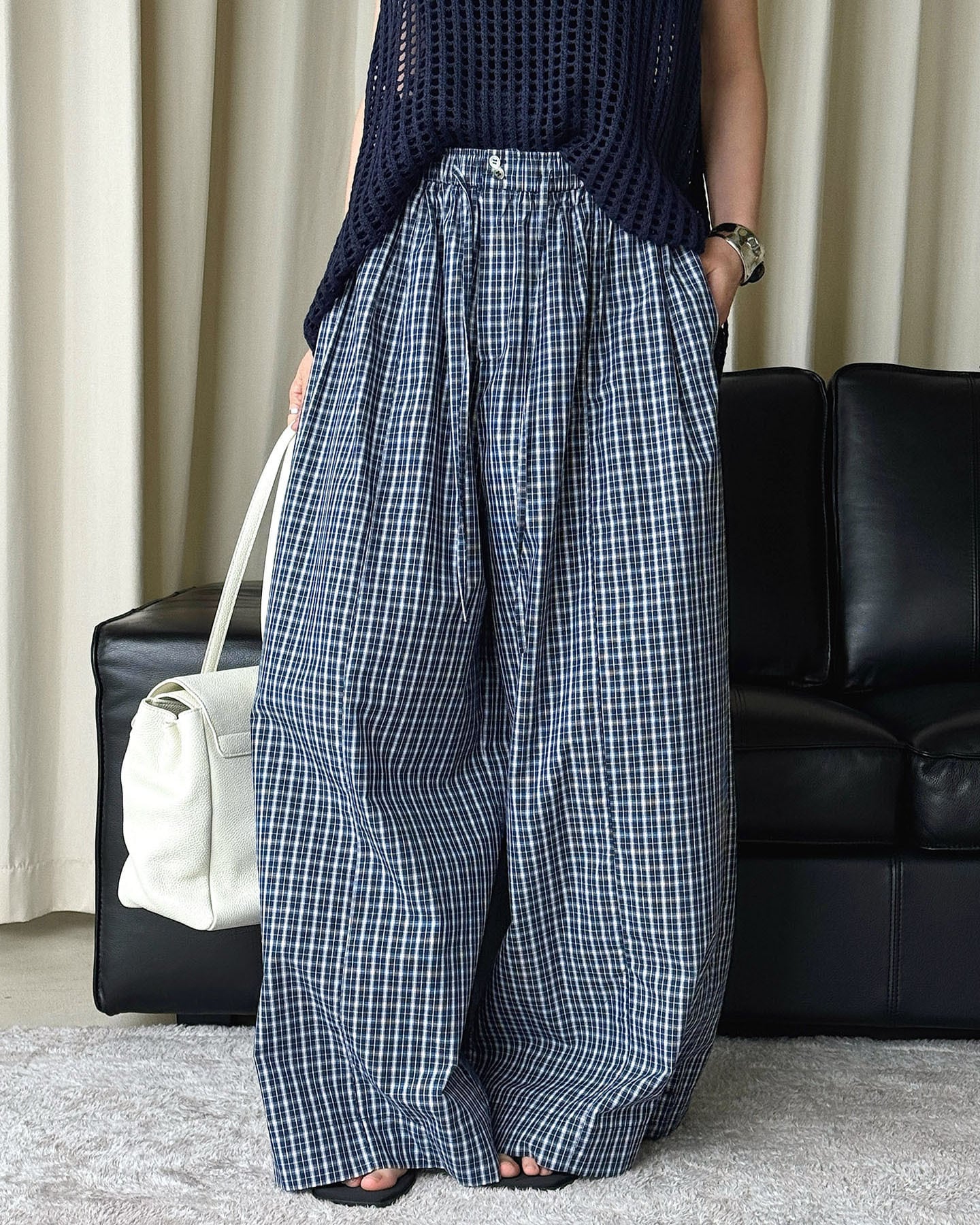 Check Easy Trousers