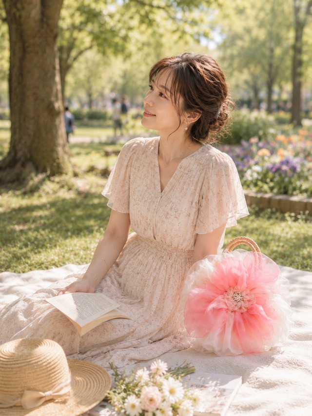 お花２Way かごバッグワークショップ予約～六本木ヒルズ～