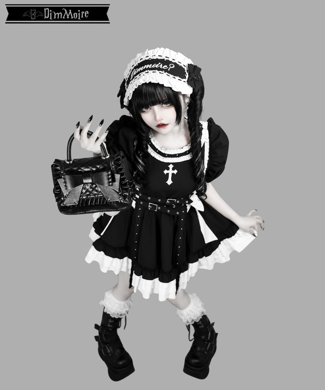 妄愛ホイップヘッドドレス【Black＆White】