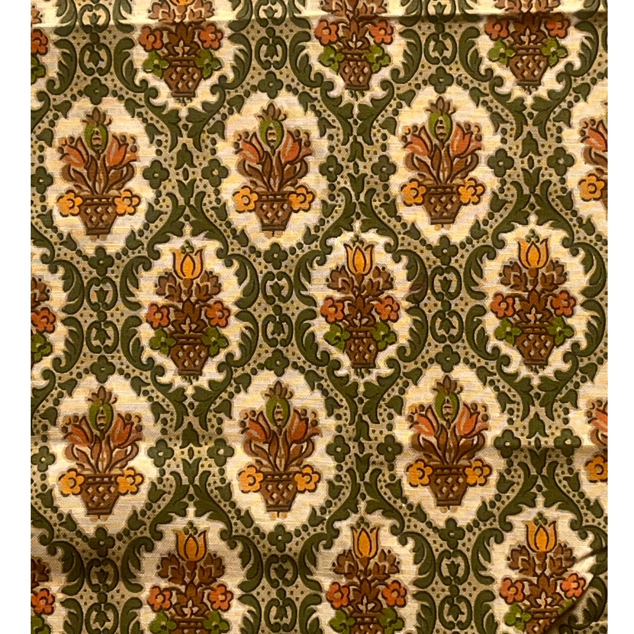 Vintage Fabric生地 クラシカル ダマスク 約45×55cm | bavoletful