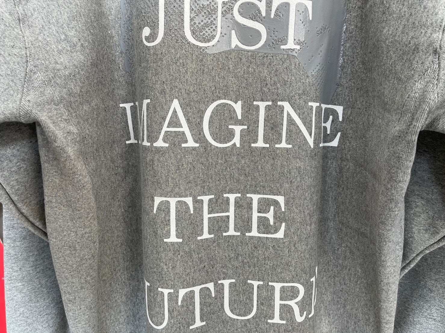 SAPEur JUST IMAGINE THE FUTURE DoTMAN CREWWNECK SWEAT GREY XL ...