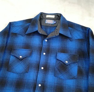 70s pendleton ombre check western shirt 小岩店 | What'z up 70s pendleton ombre check western shirt 小岩店 | What'z up