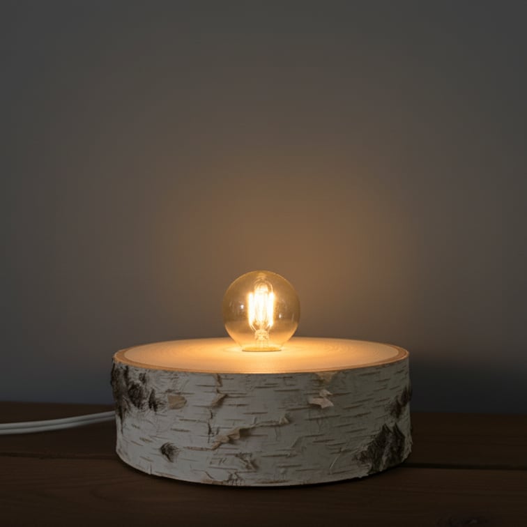 白樺キャンドルランプ|現品販売