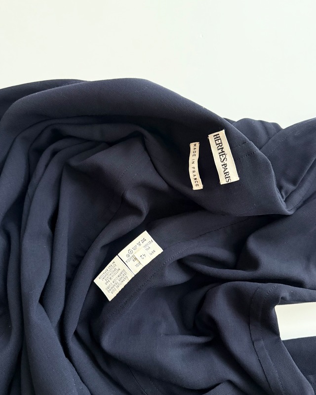 SS1999 HERMES BY MARGIELA WOOL COAT