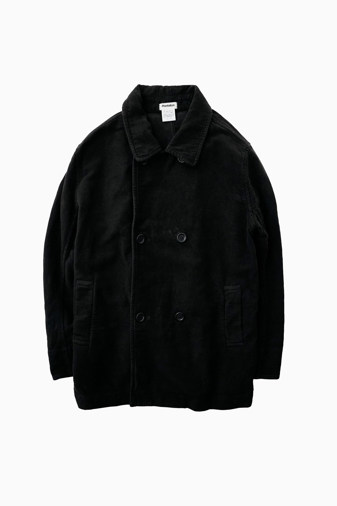 PLANTATION ISSEY MIYAKE モールスキン風 Pコート