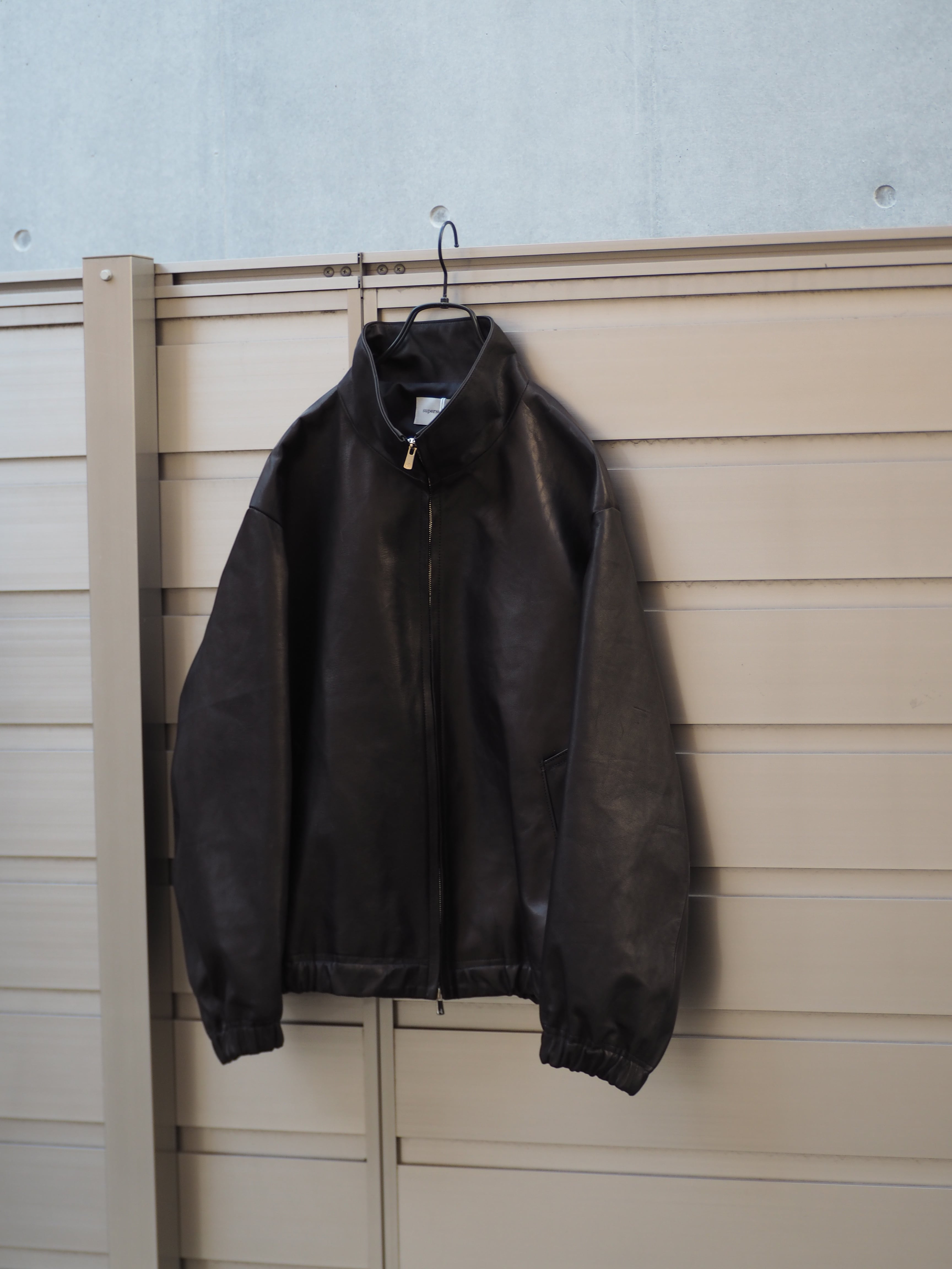 2026年1月2日 販売開始』superNova. Leather track jacket - Horsehide