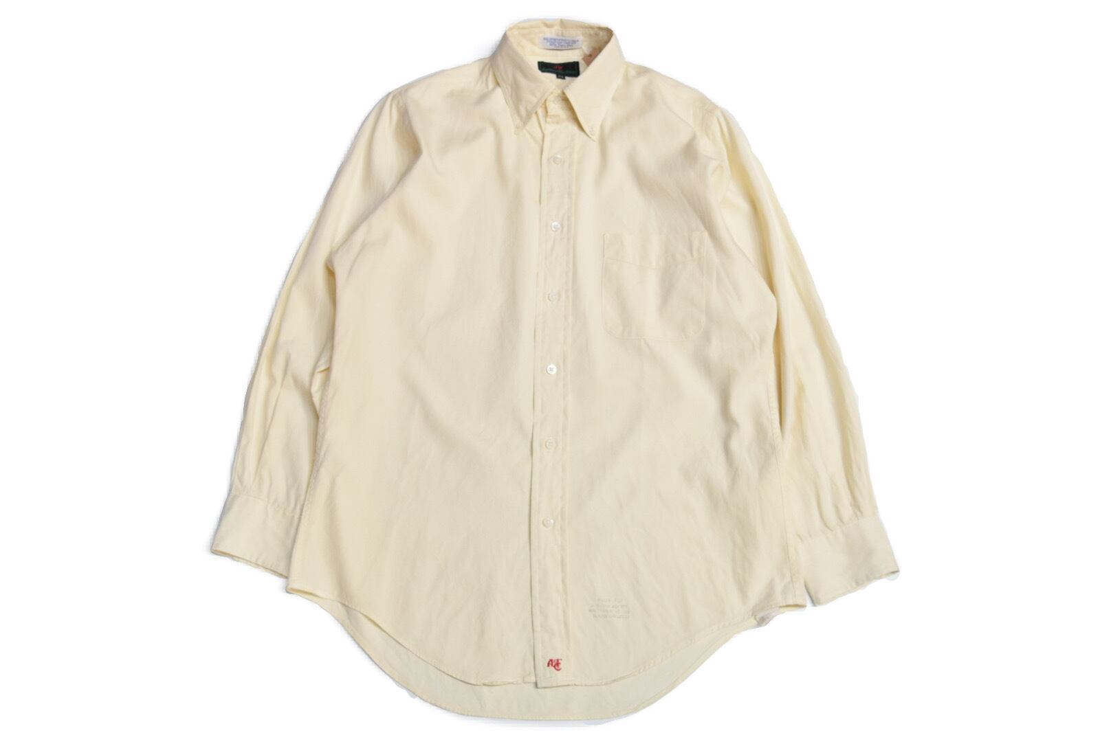 USED  80s ABERCROMBE&FITCH "Pinpoint Oxford Shirt" -15-32 02031