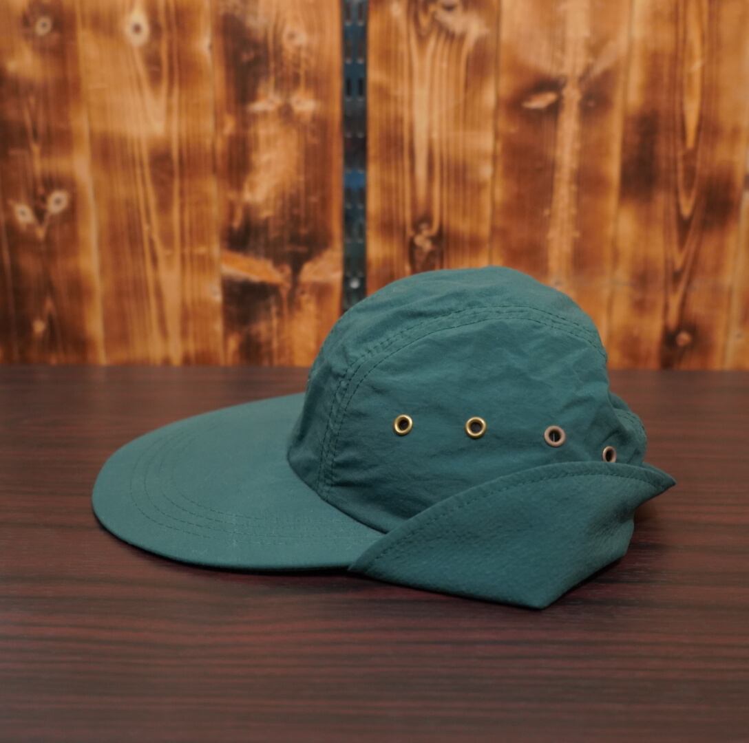 L.L.Bean ロングビル キャップ 緑 S/ヴィンテージ エルエルビーン