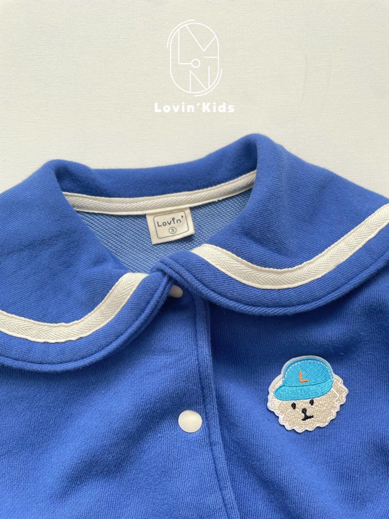 【Lovin'】セーラージャンパー 80〜130cm ブルー - 6