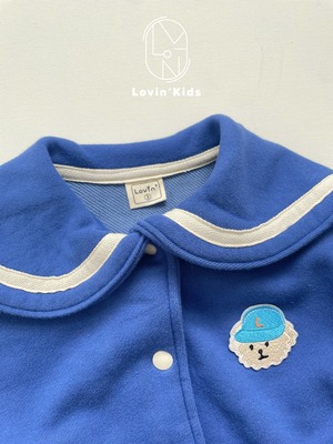 【Lovin'】セーラージャンパー 80〜130cm ブルー