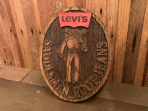 Levi’s 70s store display wall sign
