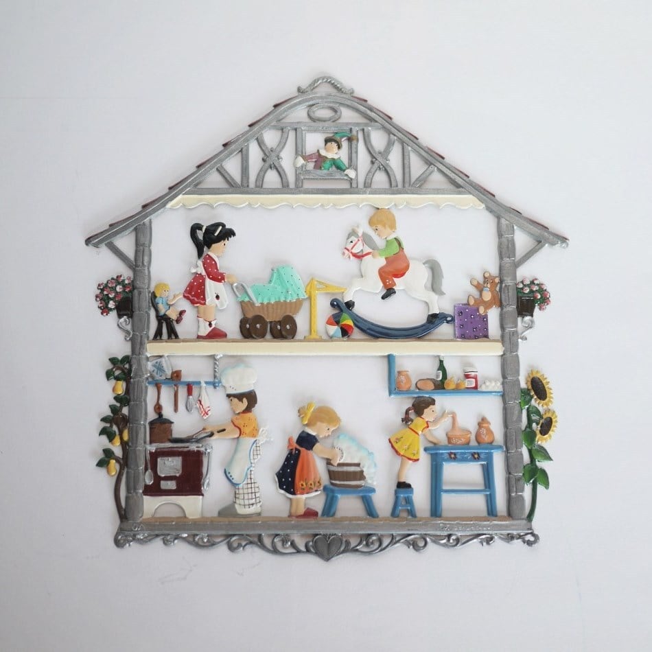 Diessen Wilhelm Schweizer 家 ドイツ製 錫飾り Wilhelm Schweizer 錫