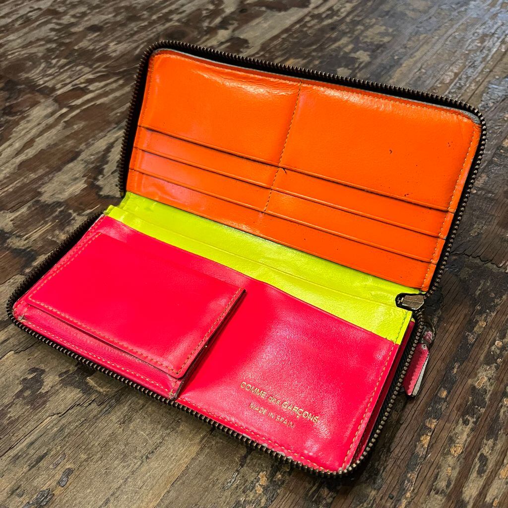 COMME des GARCONS WALLET コムデギャルソンウォレット SUPER FLUO