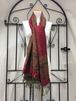 USA VINTAGE PAISLEY PATTERNED LARGE SIZE STOLE/アメリカ古着ペイズリー柄大判ショール