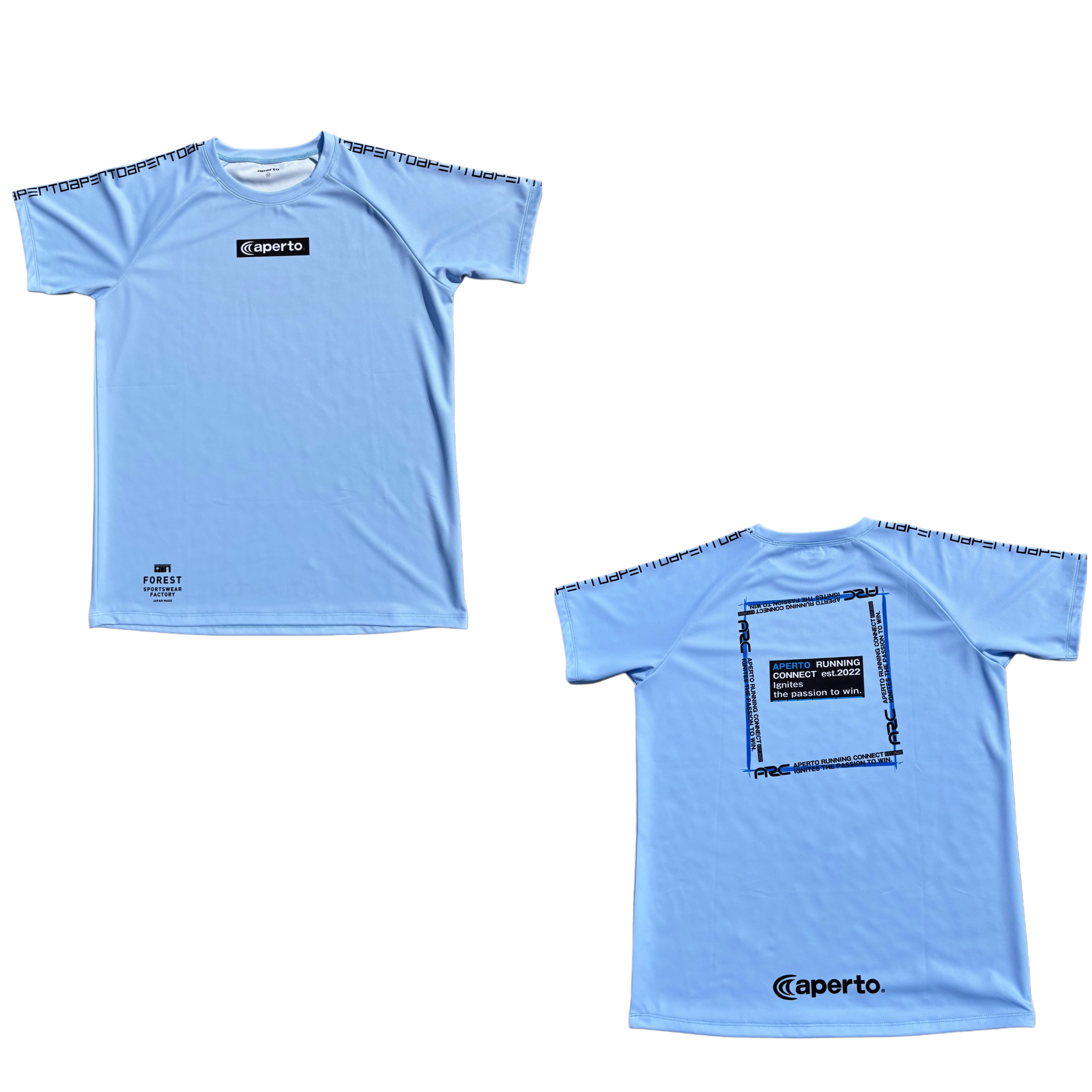 AP 126284】ユニセックス アクティビティ ラグランTシャツ ブルー | aperto