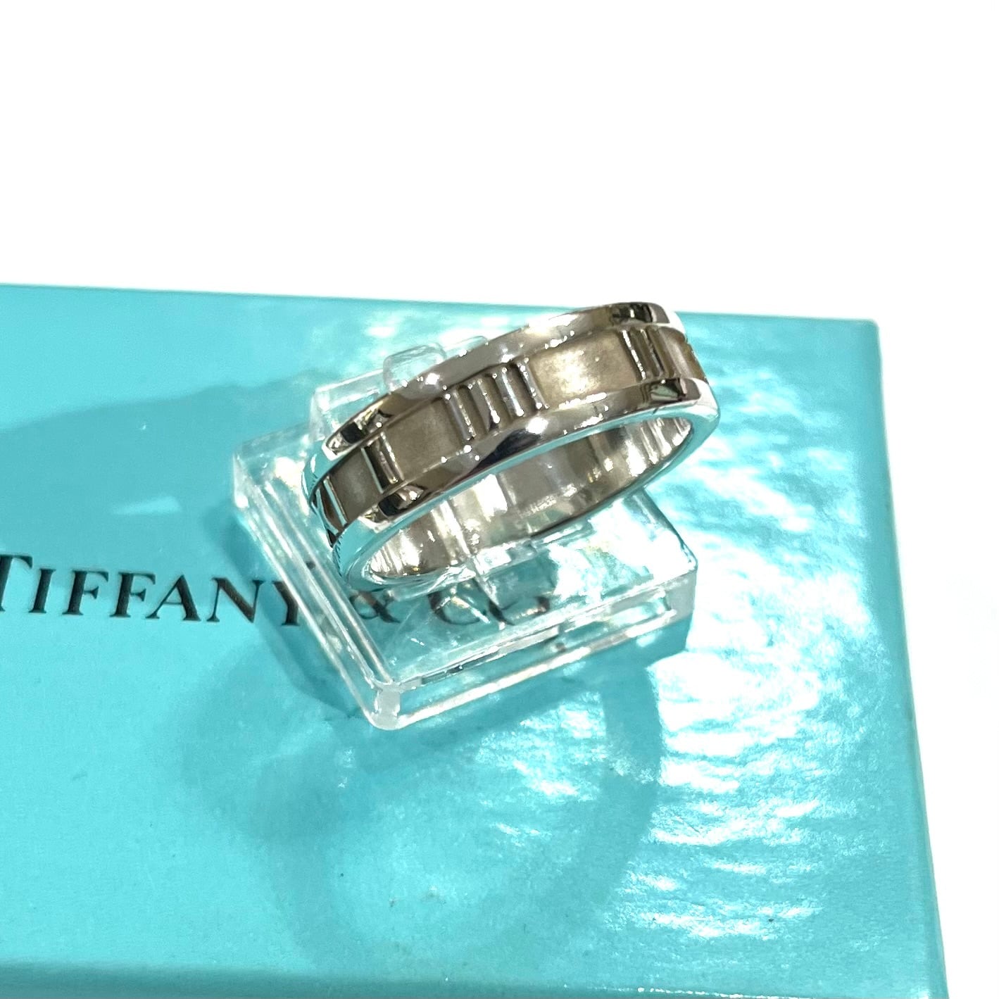 TIFFANY&CO】【18.5号】2841 時を纏う シルバー925号アトラスリング