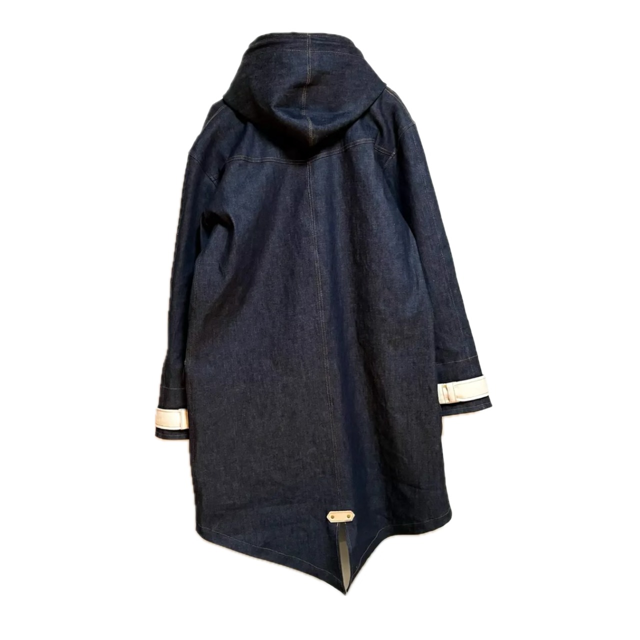 UNFINISHEDデニムモッズコート