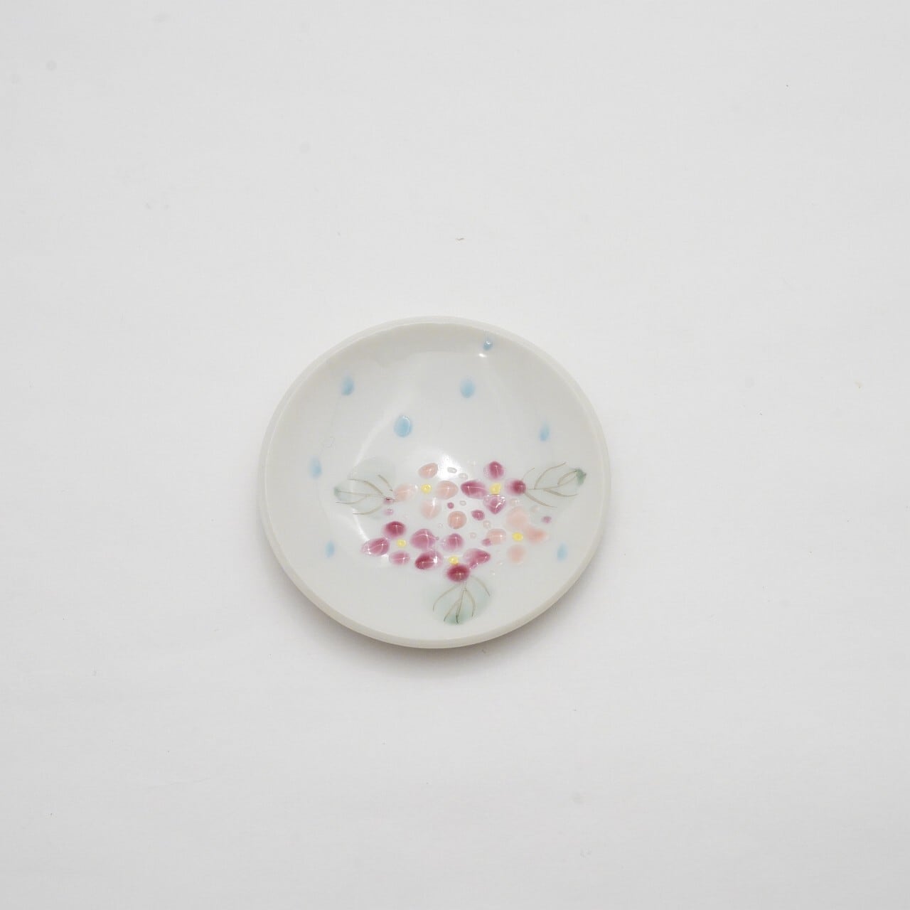 【陶彩工房Canoe】あじさい豆まめ皿44-B