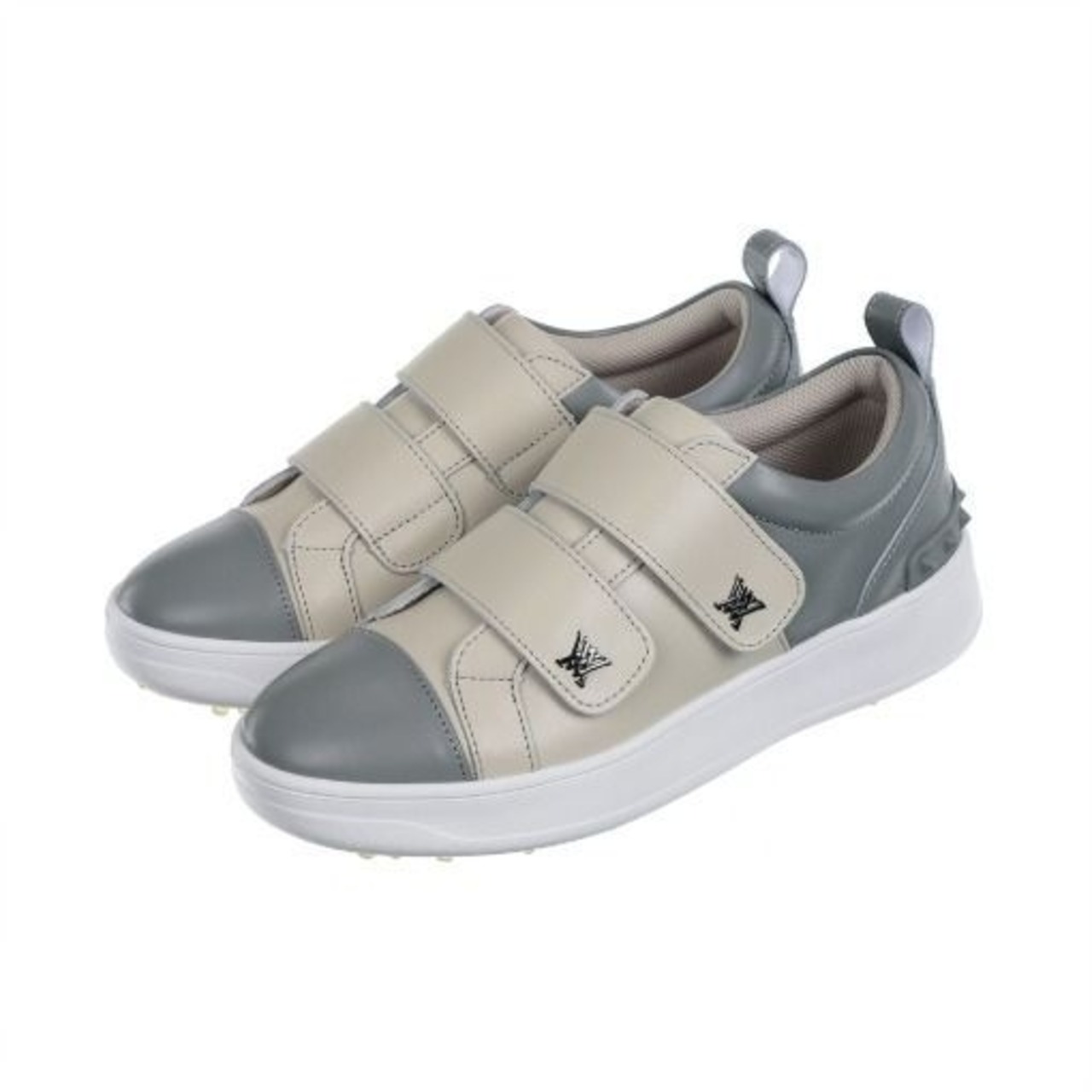 W Color Block Double Velcro Sneakers