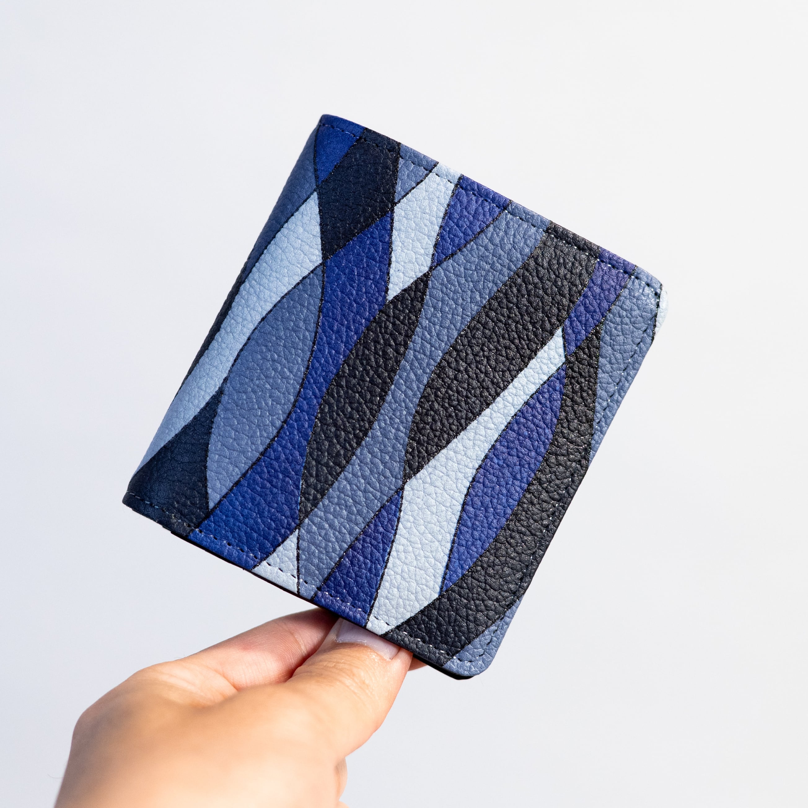 SOMEA バイフォールドウォレット 重ね立涌 アイクロ レザーモデル