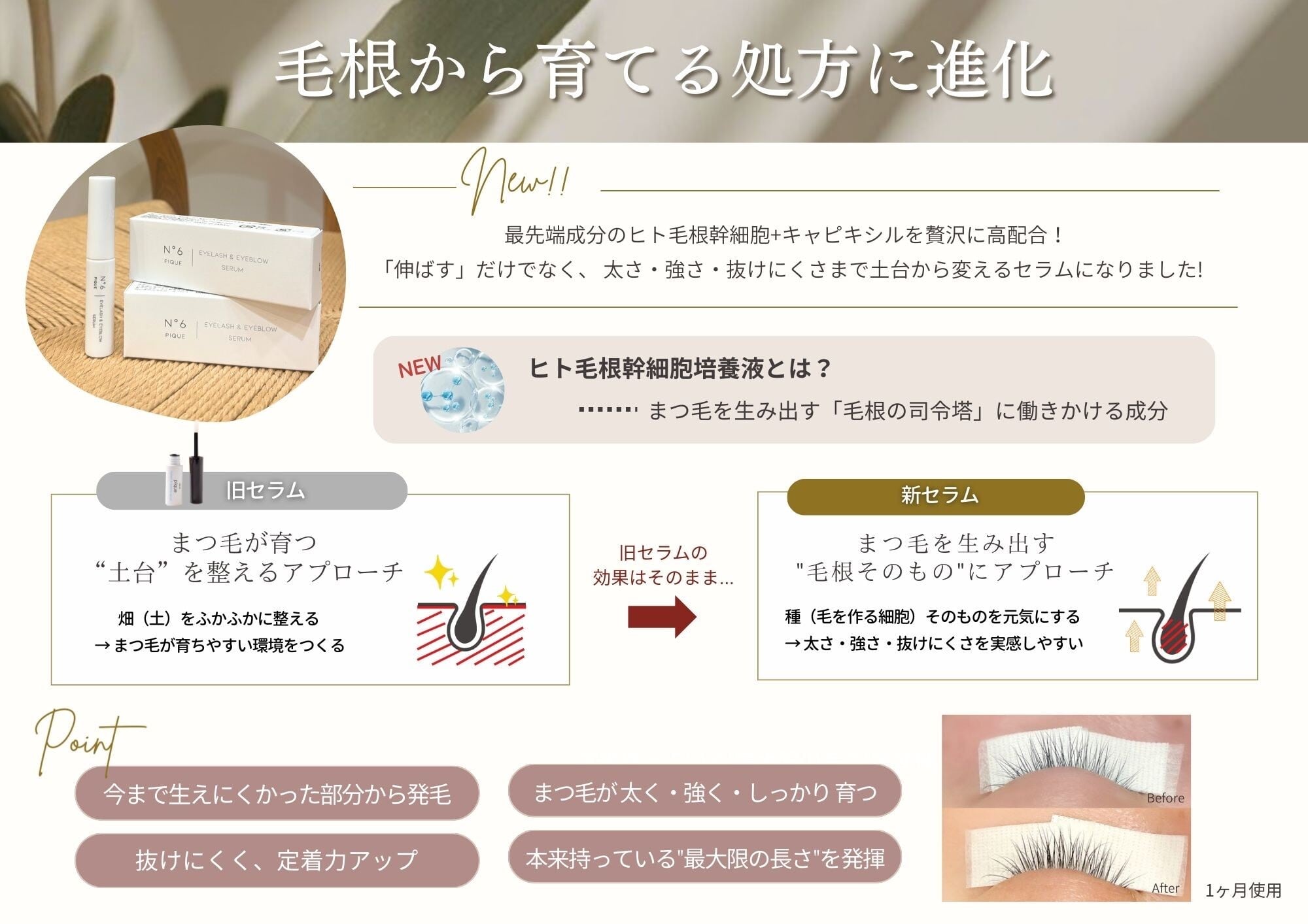 まつげの土台ケア】№6 ピック アイラッシュ＆アイブロウセラム | TRUMP