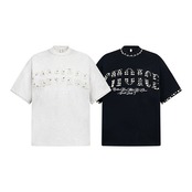 VINTAGE ストリート パール刺繍 Tシャツ T1740