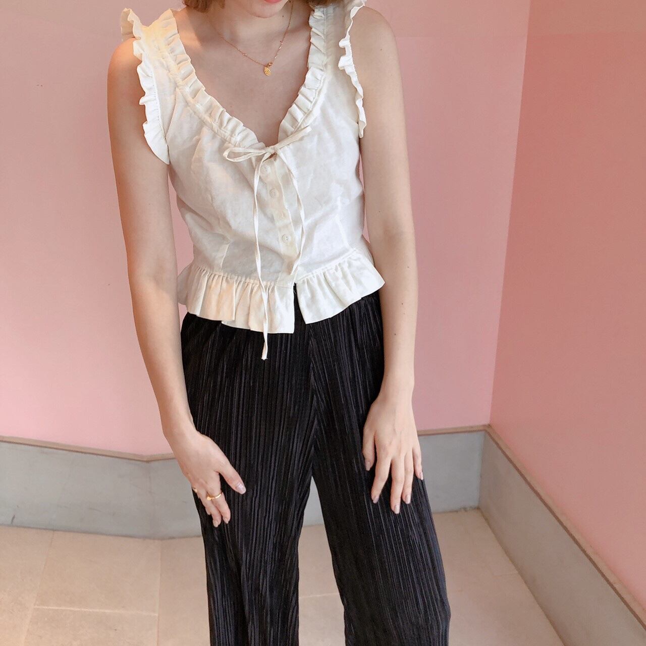 Fill blouse(予約商品7月中旬発送予定)