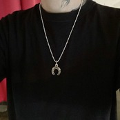 CELTIC HORSESHOE BALL CHAIN NECKLACE / ケルティックホースシューボールチェーンネックレス