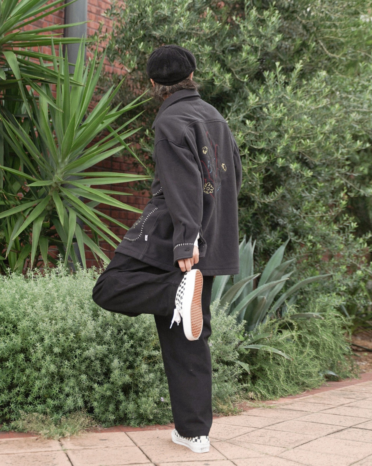 【#Re:room】CACTUS EMBROIDERY JACKET［REJ137］