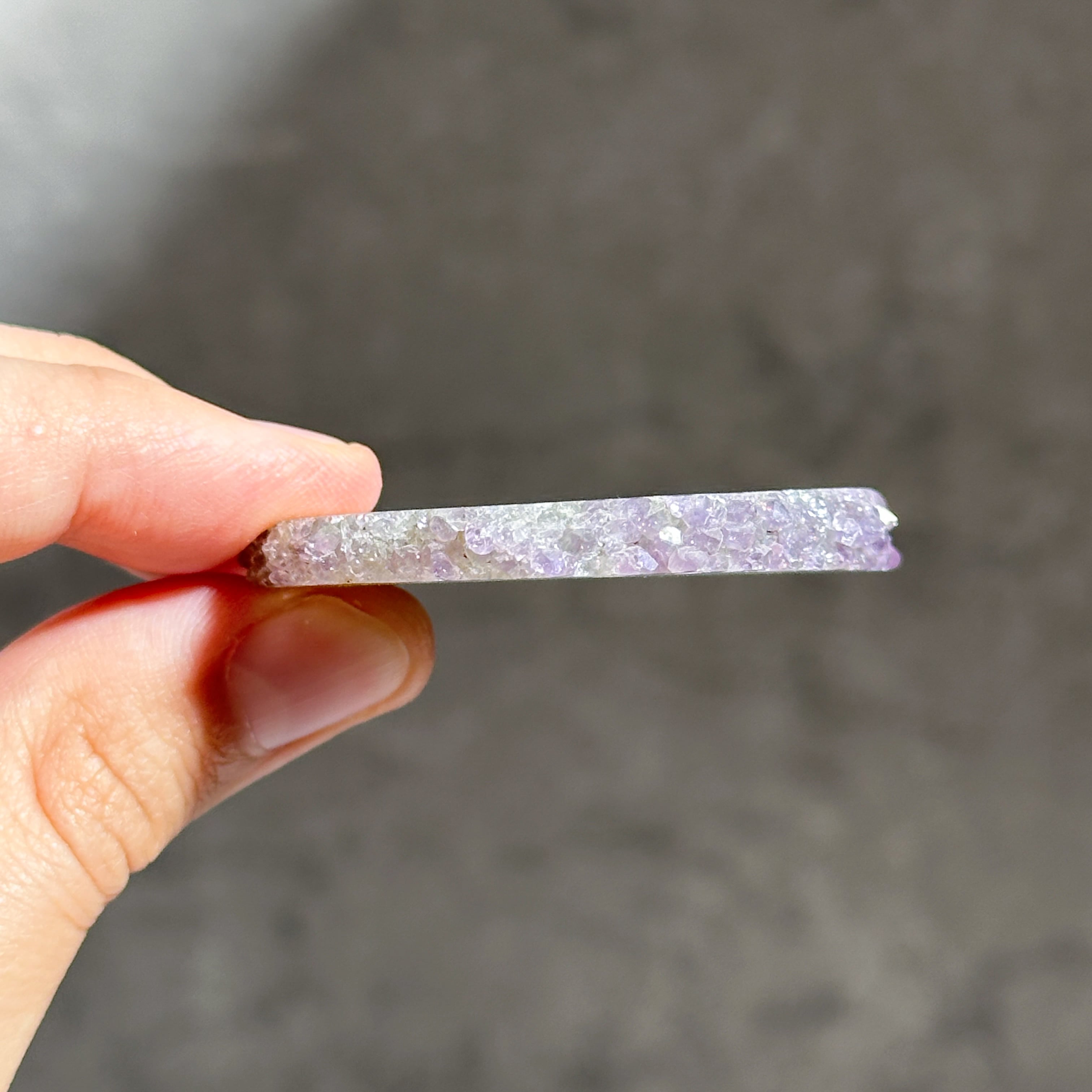 フラワーアメジスト スライス73◇ Flower Amethyst ◇天然石・鉱物