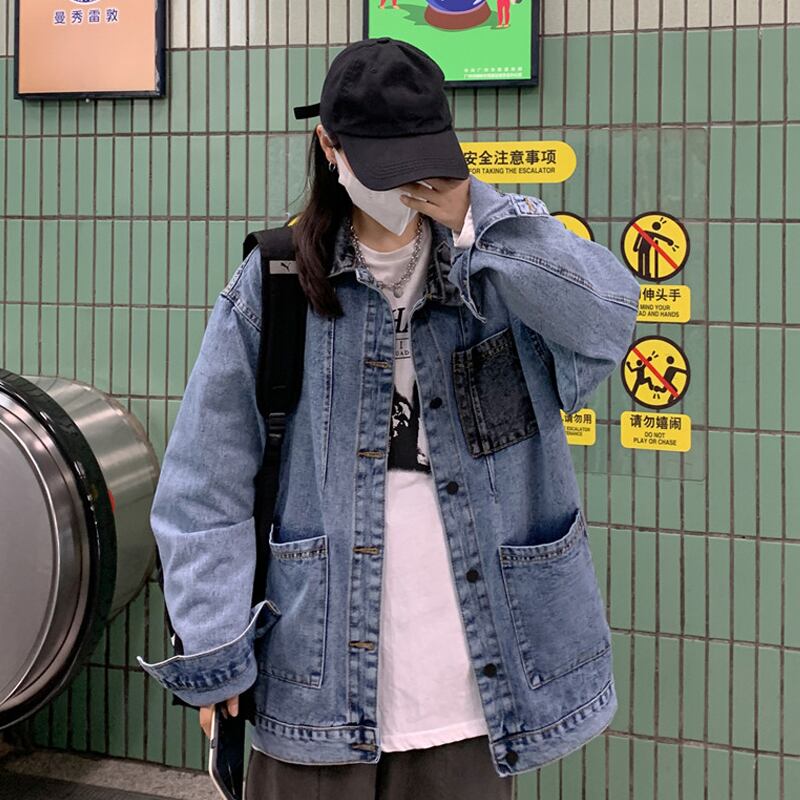 スタンダードブルージャケット スプリング レッド レトロ 春物 スーパーモール33490752044