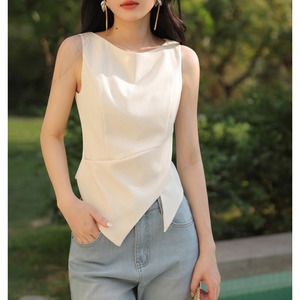 ラップデザインノースリーブタンクトップ 00020