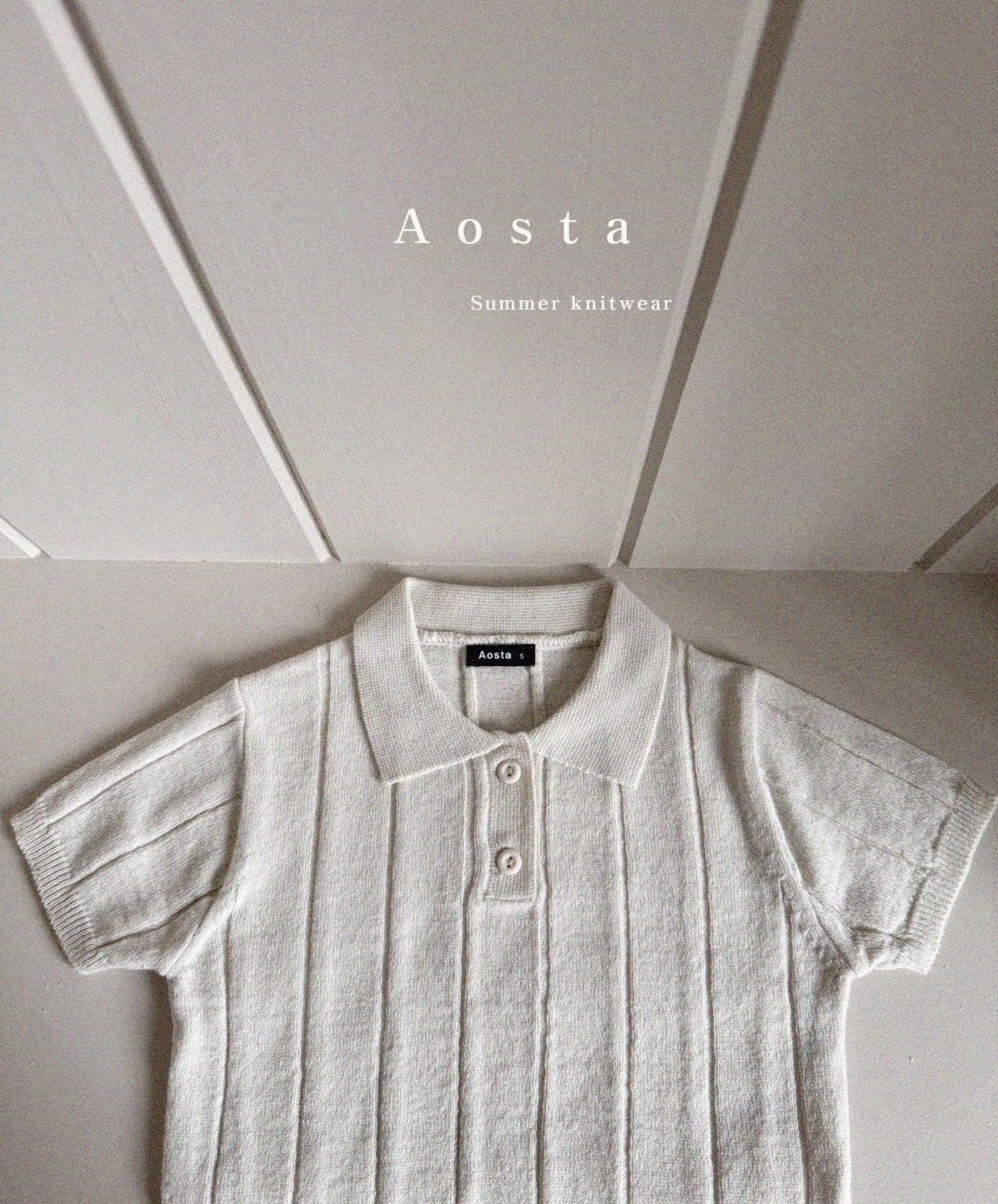 【 即納 】Gentle Knit Tee
