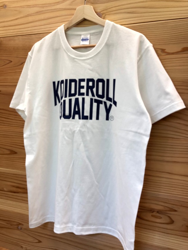 KOIDE ROLL T-shirt（QUALITY）半袖　white