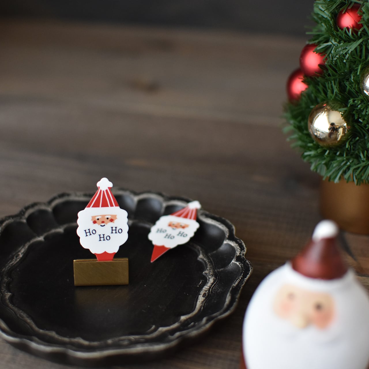 クリスマス ケーキピック サンタ 100枚入 | 小さな箱屋 リトルアンツ