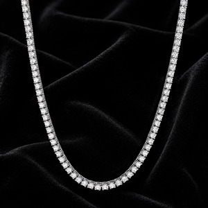 SOLEANCE Tennis Necklace 3mm 20inch / Zircon / 316L