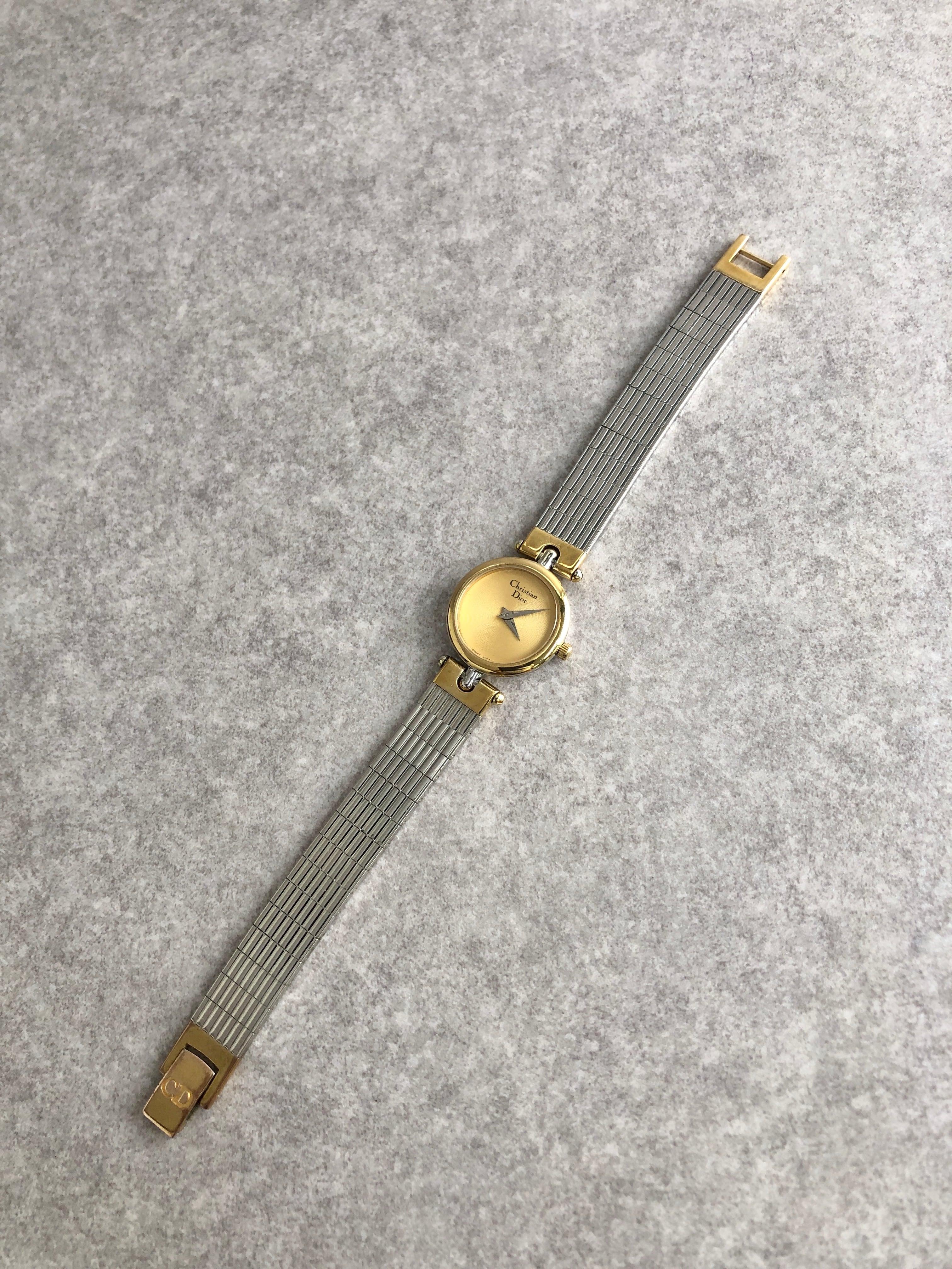 Christian Dior クリスチャン ディオール 腕時計 シルバー×ゴールド