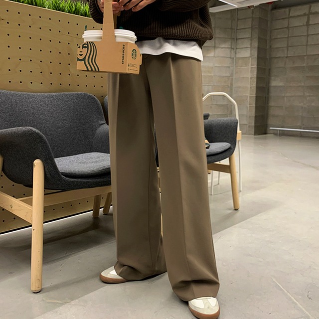 クラシックワイドスラックス　2カラー　LB1475