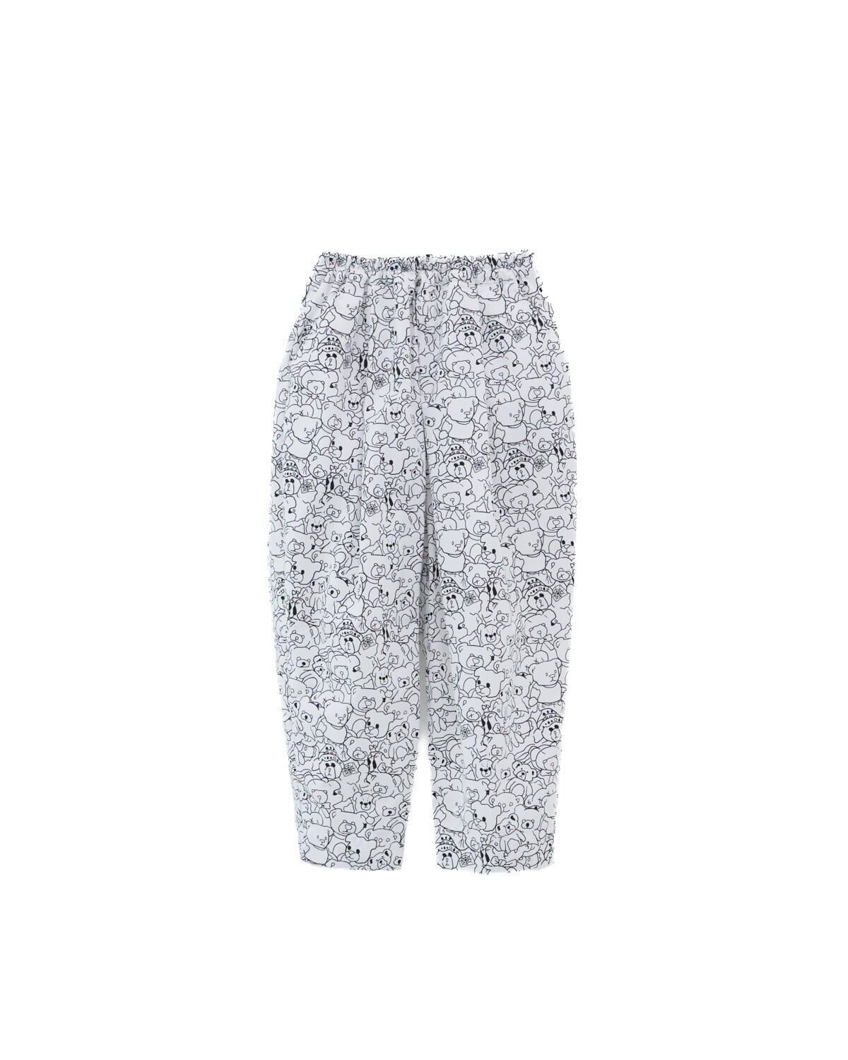 SALE★【solmu select】unica / many bearテーパード パンツ(ホワイト)
