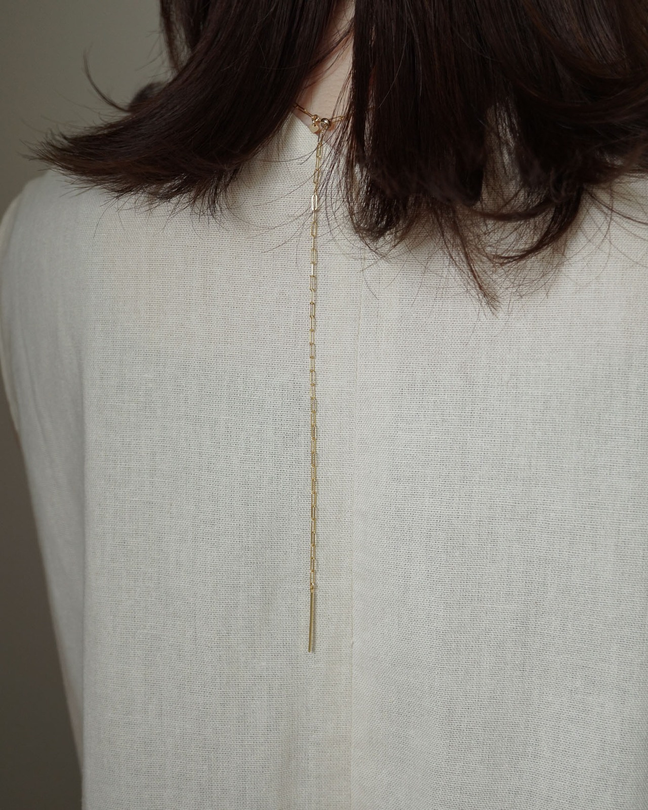 Stress-free Necklace：2wayY字ロング（チェーンB/70cm）-K14GF