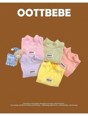 韓国子供服 / 26winter / oottbebe / ぷにぷにタートルネックT / ベビー&キッズ / 冬服 *XS~XL*